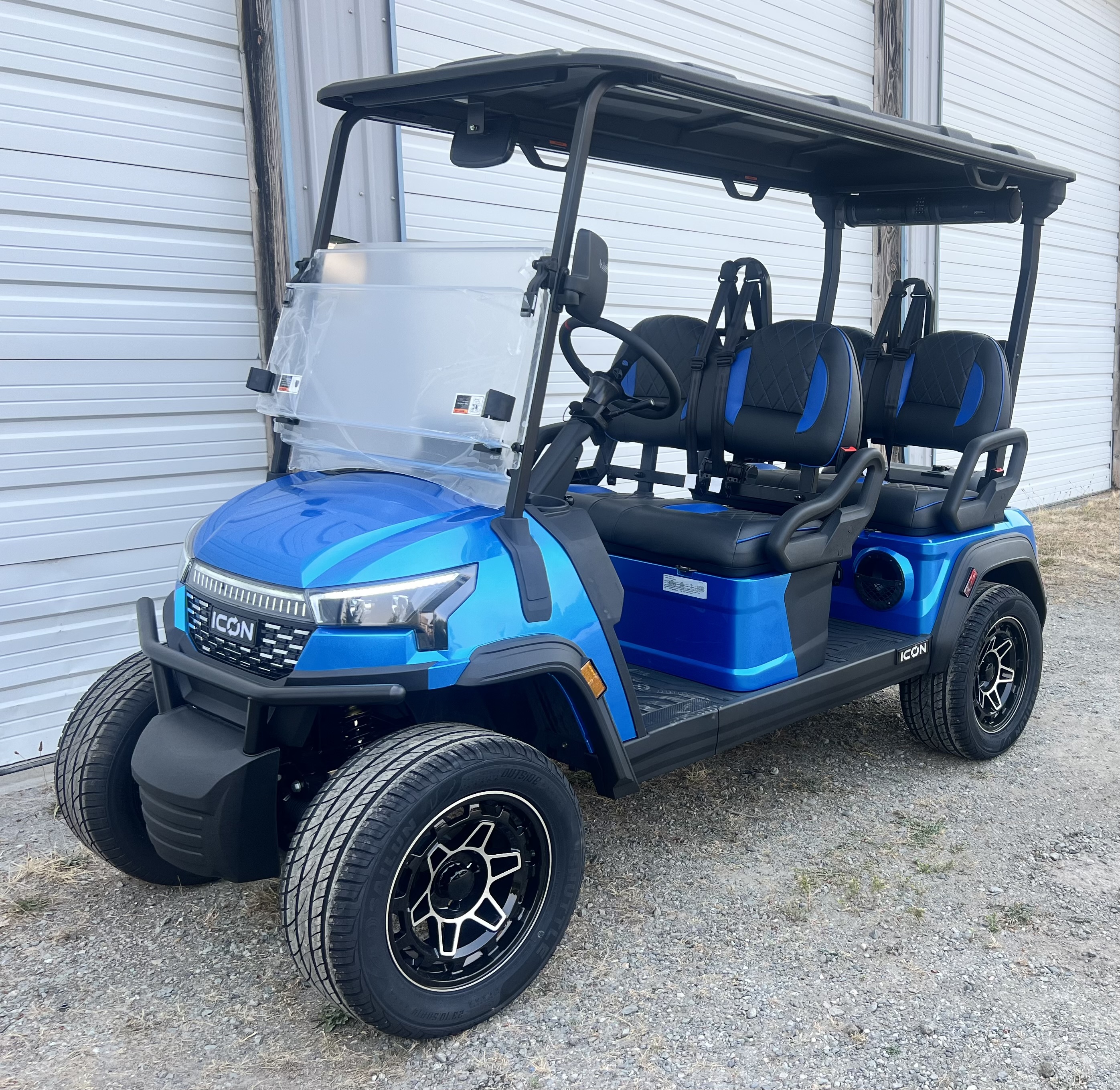 2026 ICON EV i40FX - Electric Blue Golf Car - Electric