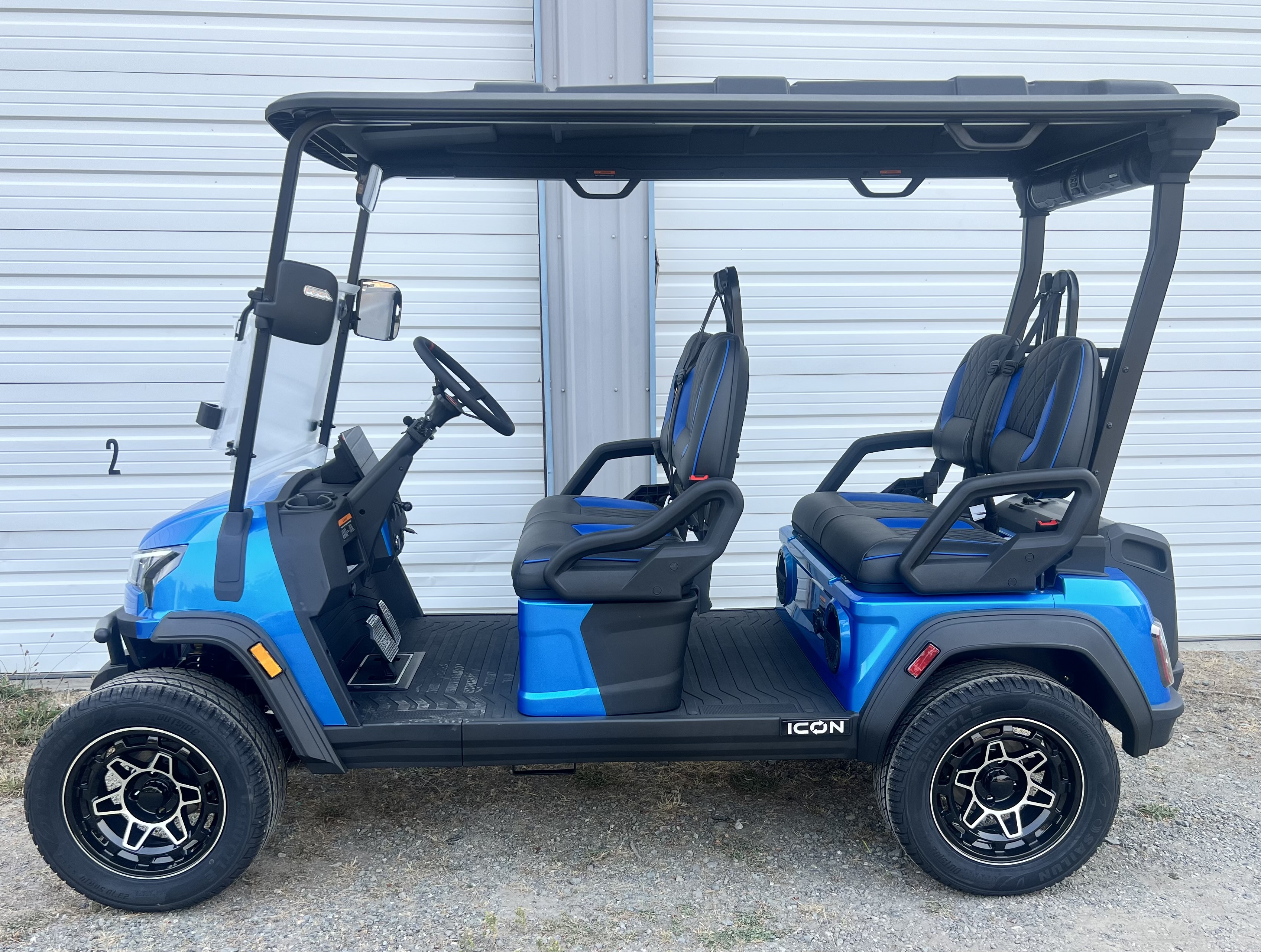 2026 ICON EV i40FX - Electric Blue Golf Car - Electric