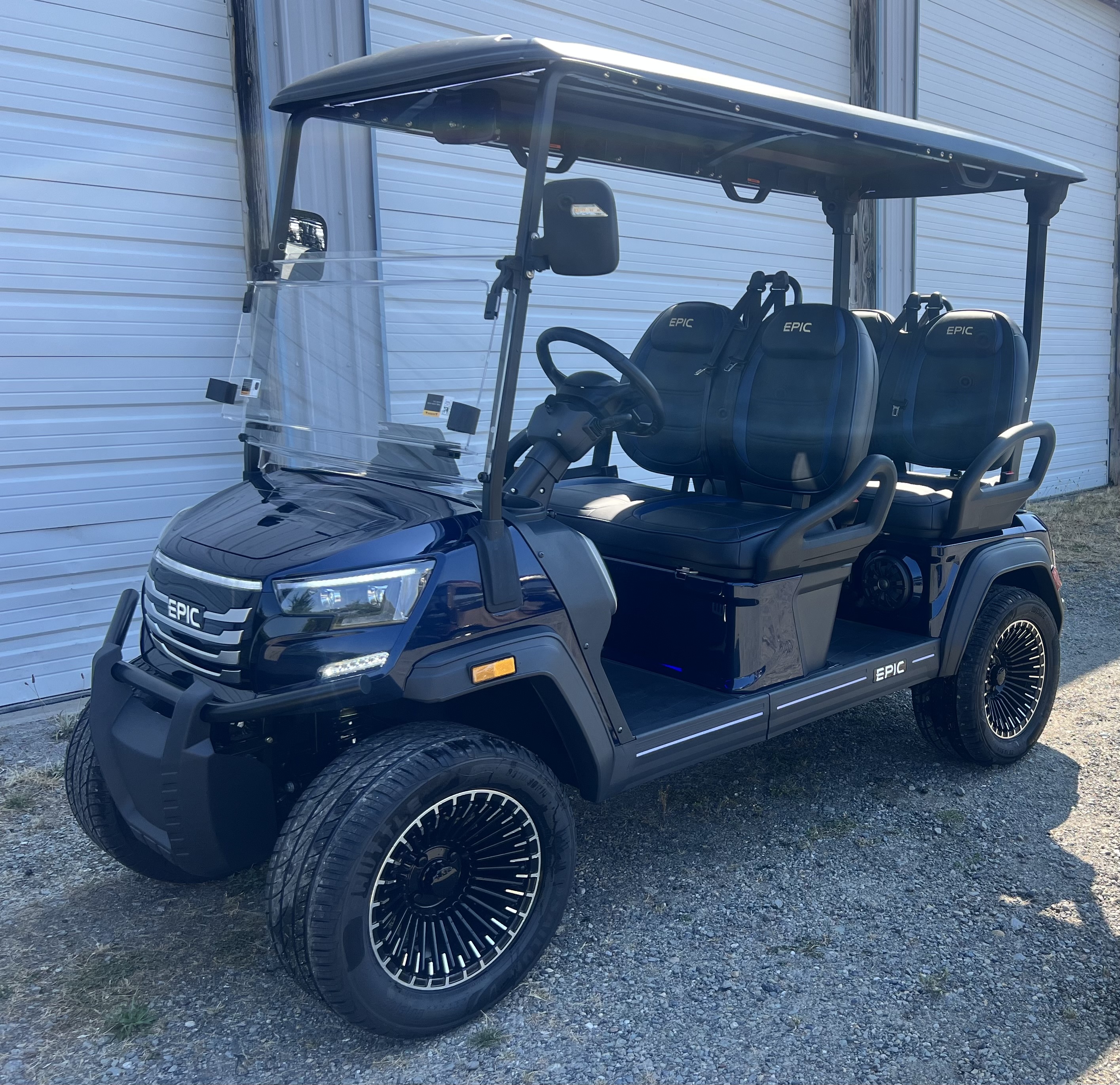 2026 Epic Carts E40FX - Midnight Blue Golf Car