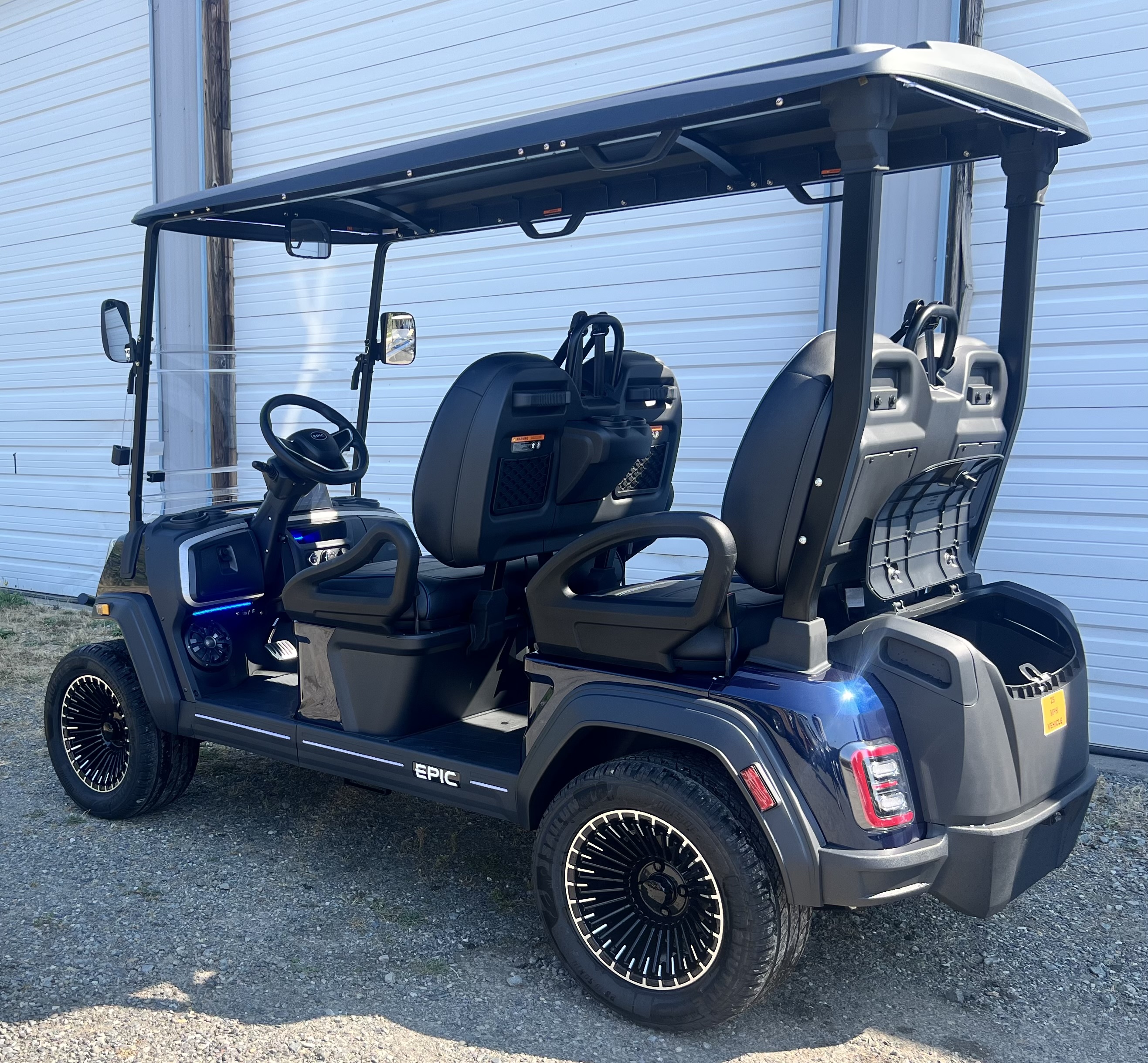 2026 Epic Carts E40FX - Midnight Blue Golf Car