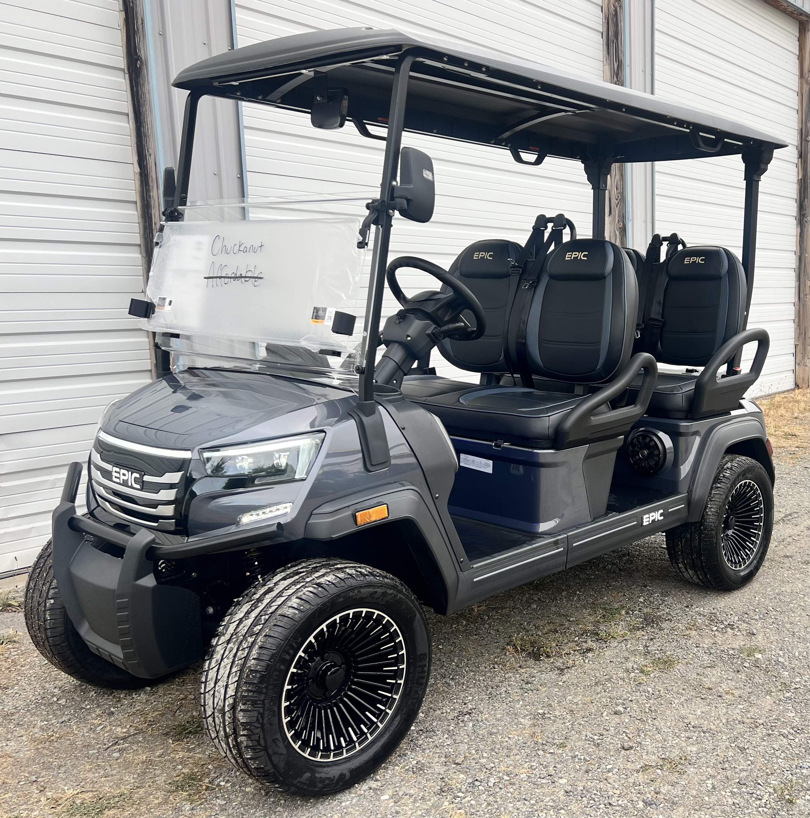 2026 Epic Carts E40FX - Charcoal Golf Car
